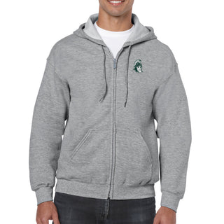 Michigan State Sparty LC EMB Full Zip Hoodie