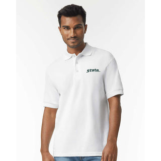 MSU Script Logo EMB Dryblend Jersey Polo