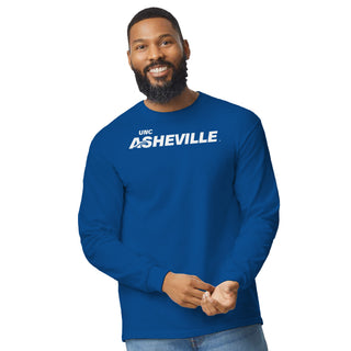 UNC Asheville Bulldogs Basic Block Long Sleeve - Royal