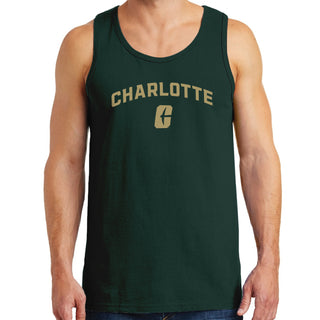 UNC Charlotte Forty-Niners Arch Logo Tank Top - Forest