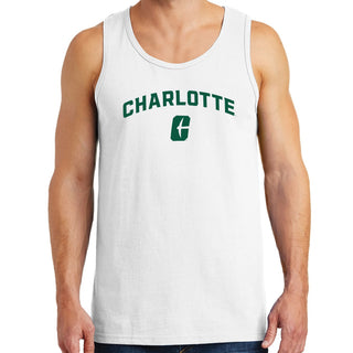 UNC Charlotte Forty-Niners Arch Logo Tank Top - White