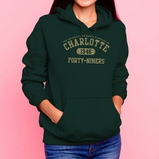 UNC Charlotte Miners Athletic Arch Hoodie - Forest