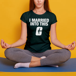 UNC Charlotte Miners I Married Into This Women's T-Shirt - Forest