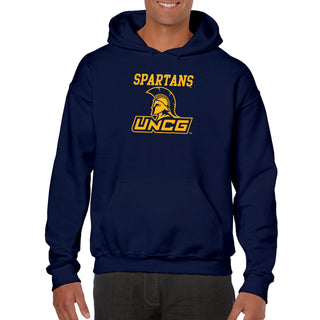 UNC Greensboro Spartans Arch Logo Hoodie - Navy