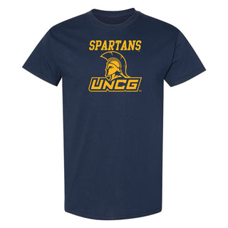 UNC Greensboro Spartans Arch Logo T-Shirt - Navy