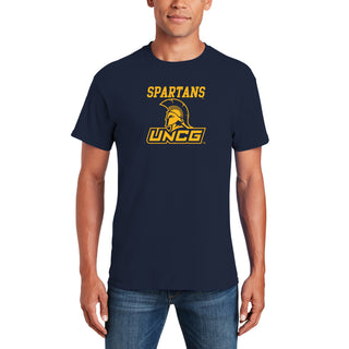 UNC Greensboro Spartans Arch Logo T-Shirt - Navy