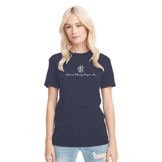 National Charity League Stacked Logo Triblend T-Shirt - Vintage Navy