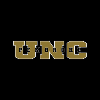 UNC Pembroke Braves Basic Block T Shirt - Black