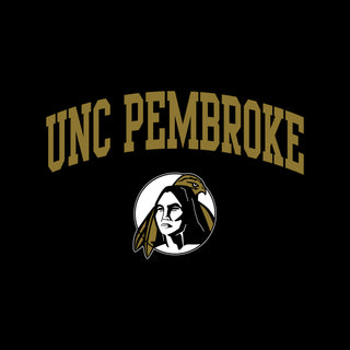 UNC Pembroke Braves Arch Logo Hoodie - Black