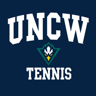 UNC Wilmington Seahawks Arch Logo Tennis Hoodie - Navy