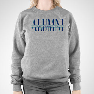 Wilmington Seahawks Classic Alumni Crewneck Sweatshirt - Sport Grey