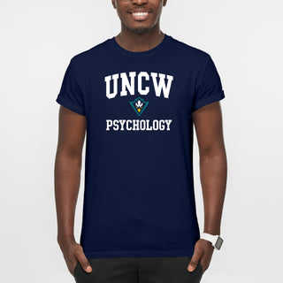 Wilmington Seahawks Arch Logo Psychology T-Shirt - Navy