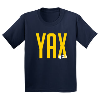 YAX 23 - Yaxel Lendeborg NIL Basketball Youth T-Shirt - Navy
