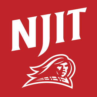 New Jersey Institute of Technology Arch Logo Long Sleeve T Shirt - Red