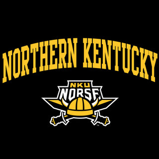 Northern Kentucky University Norse Arch Logo Youth Short Sleeve T Shirt - Black