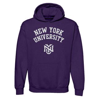 New York University Violets Arch Logo Hoodie