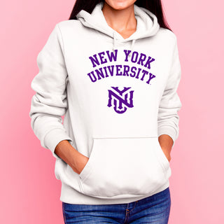 New York University Violets Arch Logo Hoodie