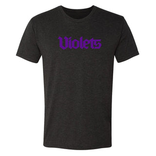 NYU Violets Wordmark Triblend T-Shirt