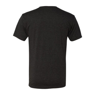 Iowa 90s Basketball Logo Triblend T-Shirt - Solid Black
