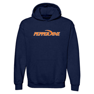 Pepperdine University Waves Basic Block Hoodie - Navy