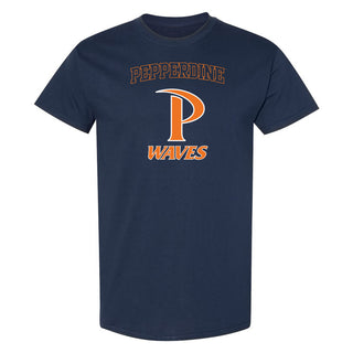 Pepperdine University Waves Arch Logo T-Shirt - Navy