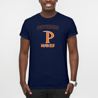 Pepperdine University Waves Arch Logo T-Shirt - Navy