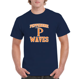 Pepperdine University Waves Arch Logo T-Shirt - Navy