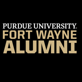 Purdue University Fort Wayne Mastodons Alumni Basic Block Short Sleeve T Shirt - Black