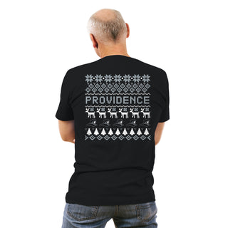Providence Friars Ugly Holiday Sweater T-Shirt - Black