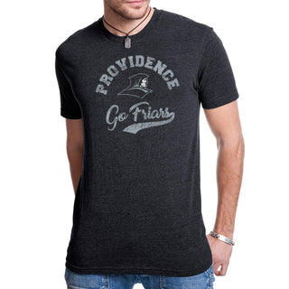 Providence Friars Retro Script Triblend T-Shirt - Vintage Black