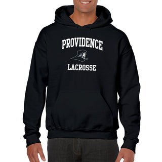 Providence Friars Arch Logo Lacrosse Hoodie - Black