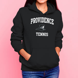 Providence Friars Arch Logo Tennis Hoodie - Black