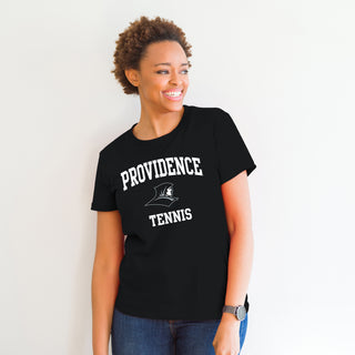 Providence Friars Arch Logo Tennis T-Shirt - Black