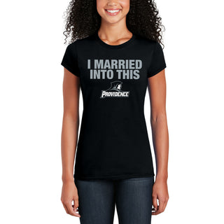 Providence Friars I Married Into This Women's T-Shirt - Black