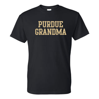 Purdue Basic Block Grandma T-Shirt - Black