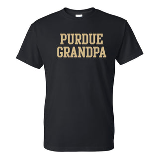 Purdue Basic Block Grandpa T-Shirt - Black