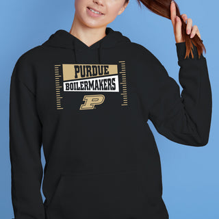 Purdue Boilermakers Football Field Block Hoodie - Black