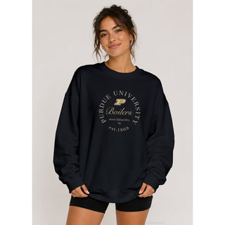 Purdue Roundabout BTB Crewneck - Black