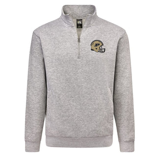 Purdue Boilermakers Football Helmet EMB JA BTB 1/4-Zip Sweatshirt