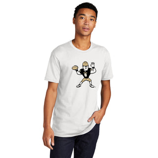 Purdue Pete Football Mascot Mark NLA T-Shirt - White