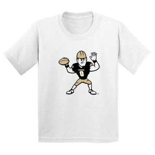 Purdue Pete Football Mascot Mark Youth T-Shirt - White