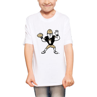 Purdue Pete Football Mascot Mark Youth T-Shirt - White