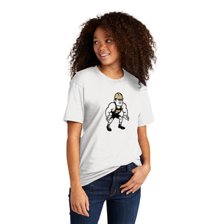 Purdue Pete Wrestling Mascot Mark NLA T-Shirt - White