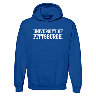 Pittsburgh Panthers Basic Block Hoodie - Royal