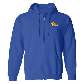 Pittsburgh Panthers Primary Logo LC Full Zip - Royal