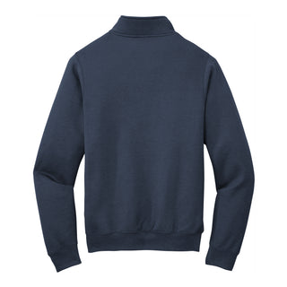 United States Naval Academy Primary Logo Left Chest 1/4 Zip Sweatshirt - Navy