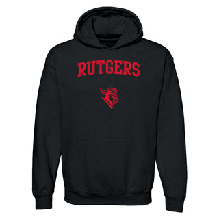 Rutgers University Scarlet Knights Arch Logo Hoodie - Black