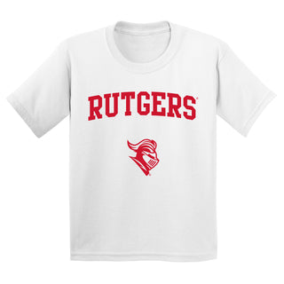 Rutgers University Scarlet Knights Arch Logo Youth T-Shirt - White