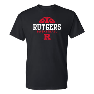 Rutgers University Scarlet Knights Basketball Hype T-Shirt - Black