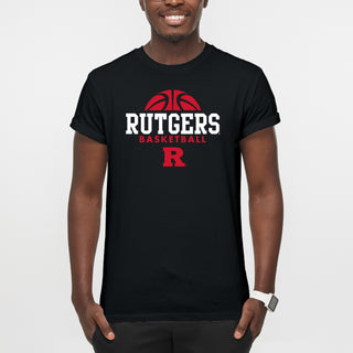 Rutgers University Scarlet Knights Basketball Hype T-Shirt - Black